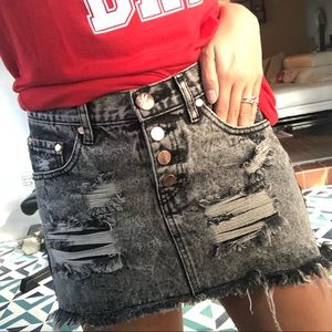 One Teaspoon Melrose Junkyard Skirt